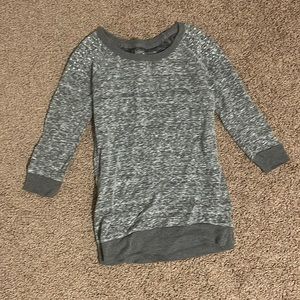 Grey 3/4 Sleeve Sweater